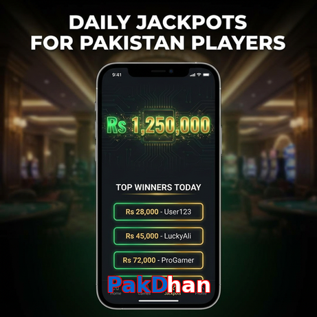 Game list for PakDhan win section